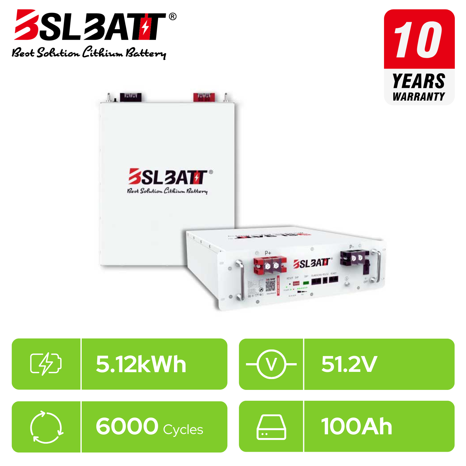 BSL 5,1kWh Rack Mount Battery