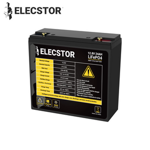 Elecstor 12V 24Ah LIFEPO4 Battery