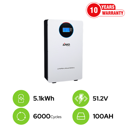 SAKO Li-Sun 51.2V 100Ah 5.12KWh