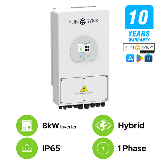 Sunsynk 8kW 1P Hybrid Inverter
