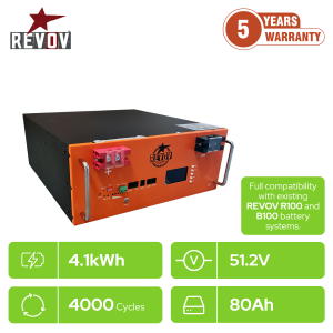 Revov R80 Battery Revov R80 4.1kWh 51.2V Lithium Battery